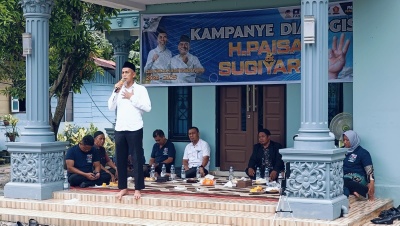 Menyala Bosku, Orasi Kampanye Paisal Disambut Teriakan Lanjutkan